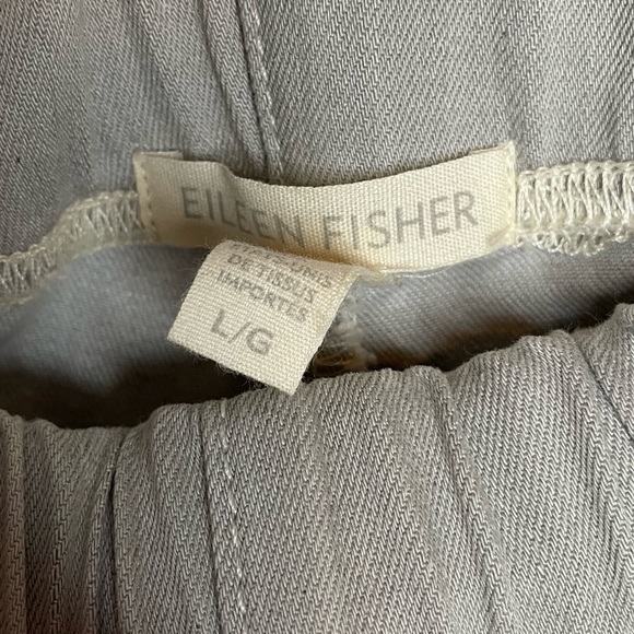 Eileen Fisher Grey Pull On Pants Women’s Large - Picture 2 of 3